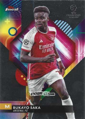 Sticker Bukayo Saka - Finest UEFA Club Competitions 2023-2024
 n. 10 - Topps