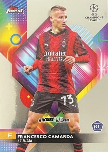 Sticker Francesco Camarda - Finest UEFA Club Competitions 2023-2024
 n. 61 - Topps