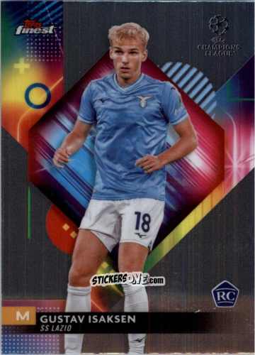 Sticker Gustav Isaksen - Finest UEFA Club Competitions 2023-2024
 n. 140 - Topps