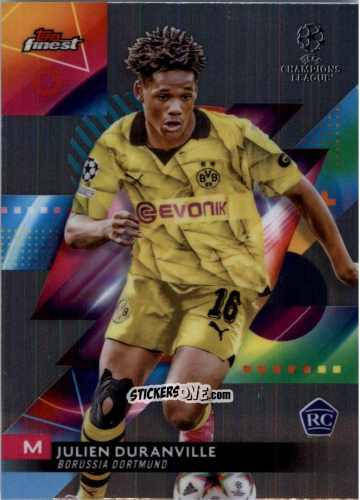 Sticker Julien Duranville - Finest UEFA Club Competitions 2023-2024
 n. 114 - Topps