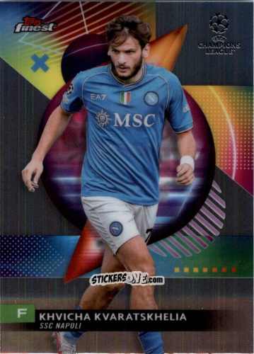 Figurina Khvicha Kvaratskhelia - Finest UEFA Club Competitions 2023-2024
 n. 111 - Topps