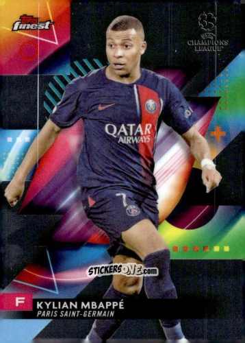 Figurina Kylian Mbappe - Finest UEFA Club Competitions 2023-2024
 n. 49 - Topps