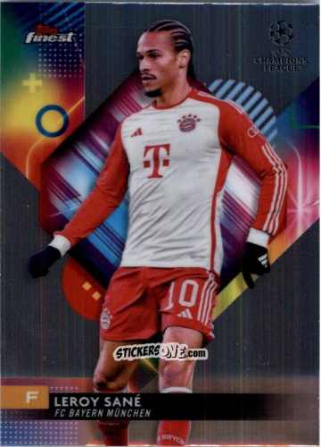 Sticker Leroy Sane - Finest UEFA Club Competitions 2023-2024
 n. 62 - Topps