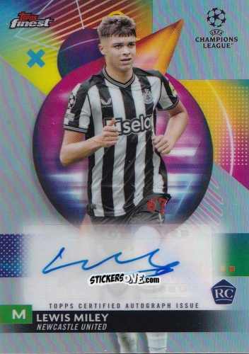 Sticker Lewis Miley - Finest UEFA Club Competitions 2023-2024
 n. A-LW - Topps