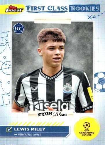 Figurina Lewis Miley - Finest UEFA Club Competitions 2023-2024
 n. FR-7 - Topps