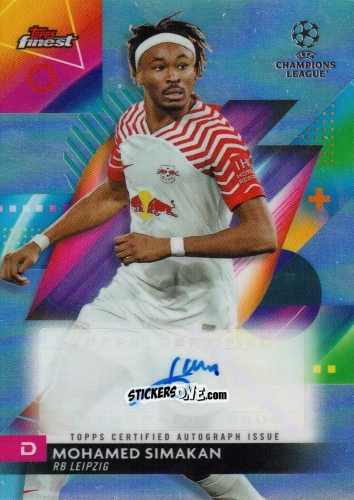 Figurina Mohamed Simakan - Finest UEFA Club Competitions 2023-2024
 n. A-MS - Topps