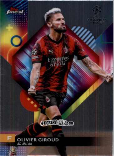 Cromo Olivier Giroud - Finest UEFA Club Competitions 2023-2024
 n. 141 - Topps