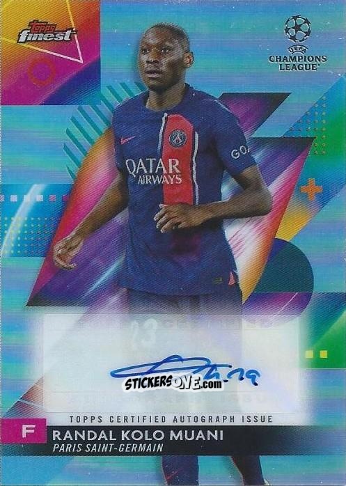 Figurina Randal Kolo Muani - Finest UEFA Club Competitions 2023-2024
 n. A-RK - Topps