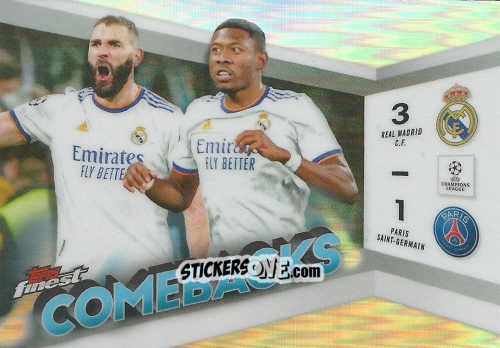 Figurina Real Madrid C.F. vs. Paris Saint-Germain - Finest UEFA Club Competitions 2023-2024
 n. FC-1 - Topps