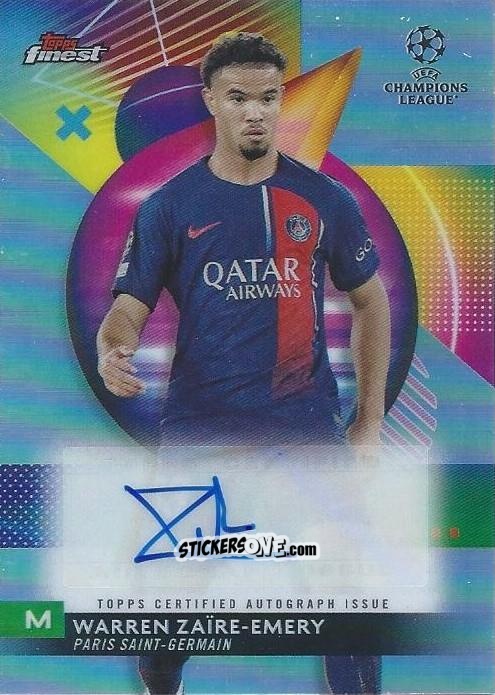 Cromo Warren Zaire-Emery - Finest UEFA Club Competitions 2023-2024
 n. A-WZ - Topps