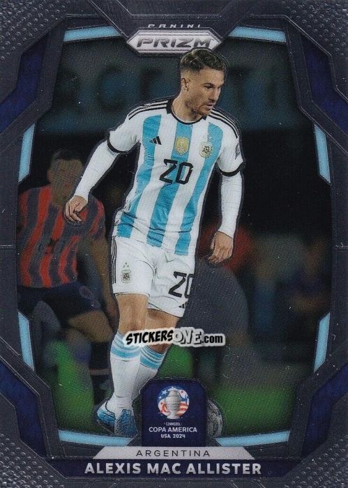 Figurina Alexis Mac Allister - Prizm Copa America 2023-2024
 n. 4 - Panini