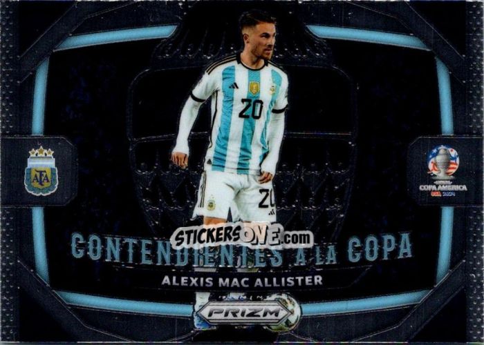 Figurina Alexis Mac Allister - Prizm Copa America 2023-2024
 n. CC24 - Panini