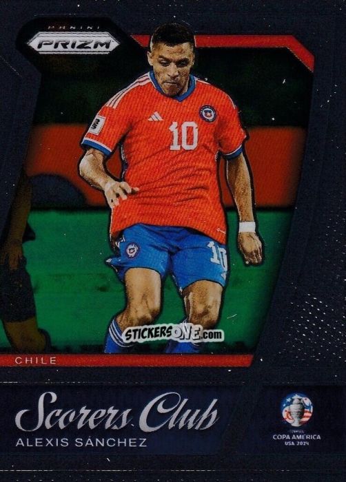 Sticker Alexis Sanchez - Prizm Copa America 2023-2024
 n. SC5 - Panini