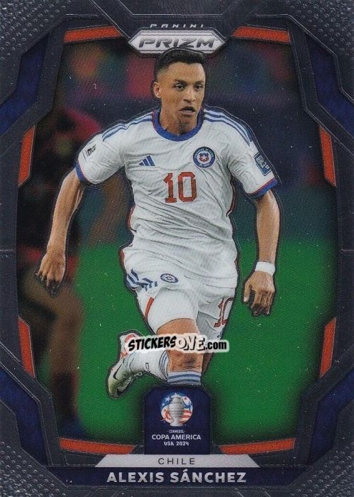 Sticker Alexis Sanchez - Prizm Copa America 2023-2024
 n. 46 - Panini