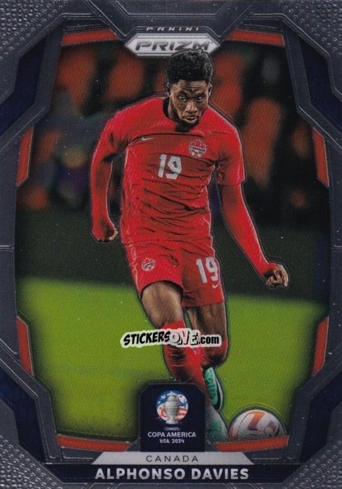 Sticker Alphonso Davies - Prizm Copa America 2023-2024
 n. 167 - Panini