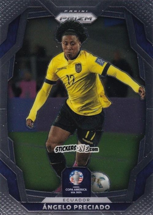 Figurina Angelo Preciado - Prizm Copa America 2023-2024
 n. 70 - Panini