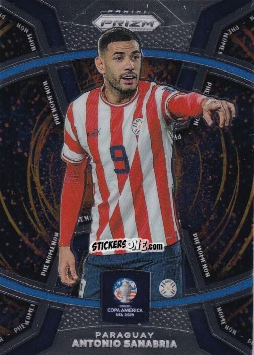 Sticker Antonio Sanabria - Prizm Copa America 2023-2024
 n. P30 - Panini