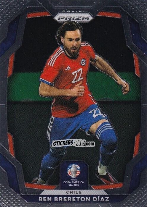 Figurina Ben Brereton Diaz - Prizm Copa America 2023-2024
 n. 41 - Panini
