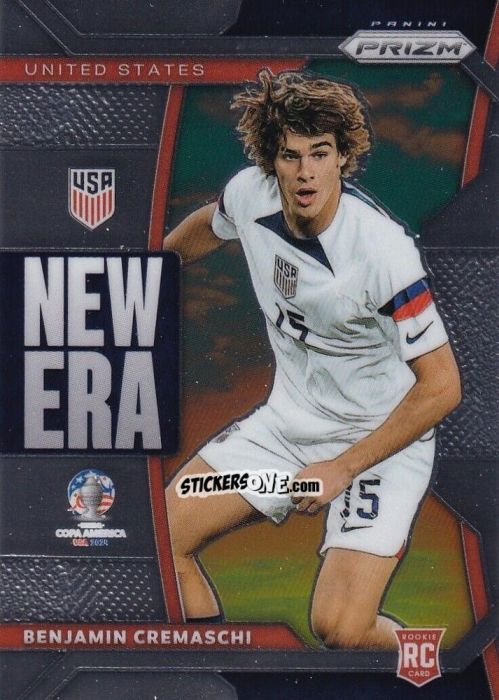 Sticker Benjamin Cremaschi - Prizm Copa America 2023-2024
 n. NE16 - Panini