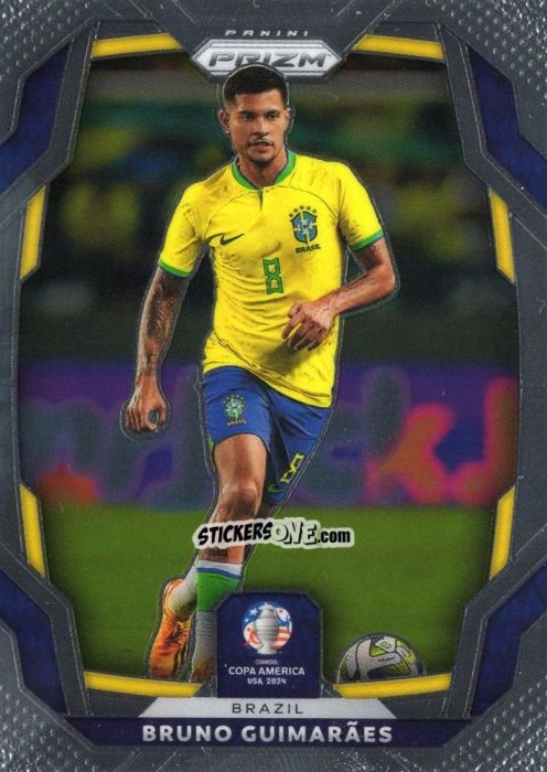 Sticker Bruno Guimaraes - Prizm Copa America 2023-2024
 n. 33 - Panini