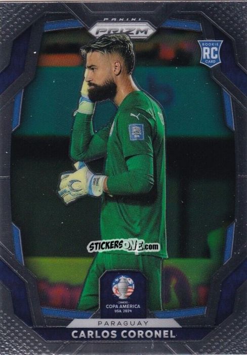 Sticker Carlos Coronel - Prizm Copa America 2023-2024
 n. 77 - Panini