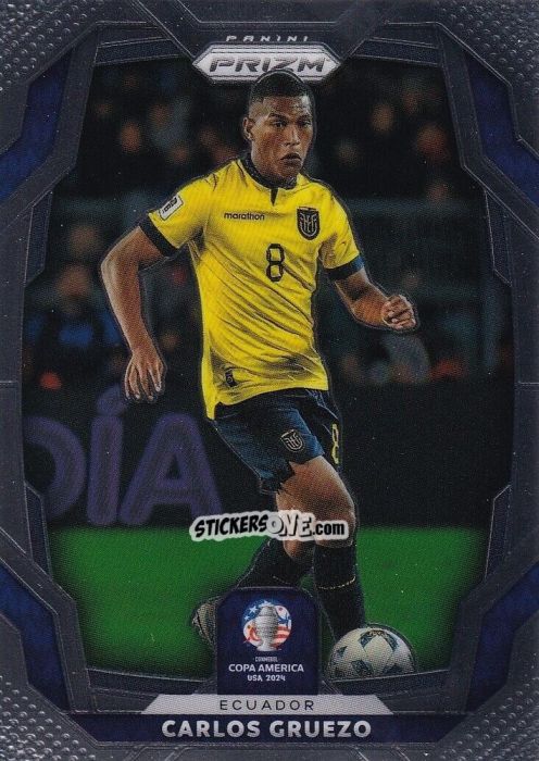 Figurina Carlos Gruezo - Prizm Copa America 2023-2024
 n. 67 - Panini