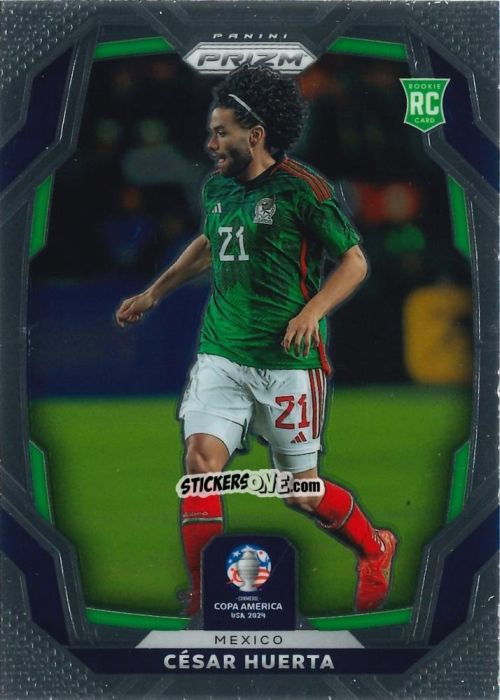 Figurina Cesar Huerta - Prizm Copa America 2023-2024
 n. 139 - Panini