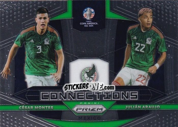 Cromo Cesar Montes / Julian Araujo
