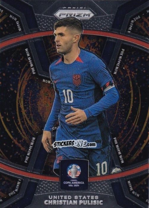 Sticker Christian Pulisic - Prizm Copa America 2023-2024
 n. P16 - Panini