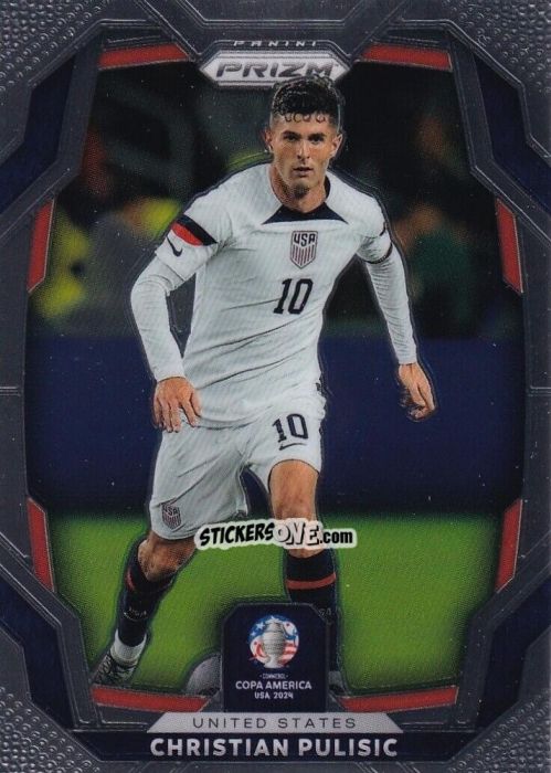 Sticker Christian Pulisic - Prizm Copa America 2023-2024
 n. 150 - Panini
