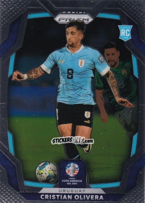 Sticker Cristian Olivera - Prizm Copa America 2023-2024
 n. 100 - Panini