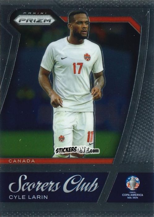 Sticker Cyle Larin - Prizm Copa America 2023-2024
 n. SC21 - Panini