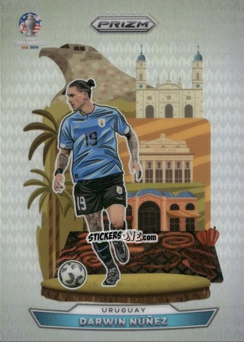 Sticker Darwin Nunez - Prizm Copa America 2023-2024
 n. NL7 - Panini
