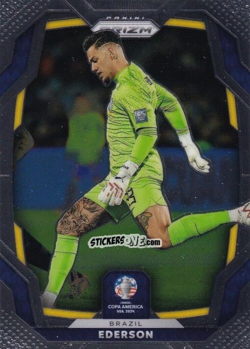 Sticker Ederson - Prizm Copa America 2023-2024
 n. 31 - Panini