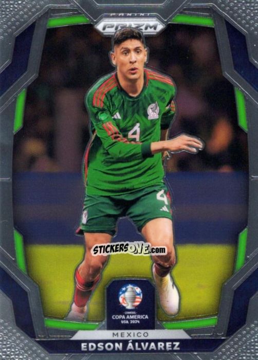 Sticker Edson Alvarez - Prizm Copa America 2023-2024
 n. 136 - Panini