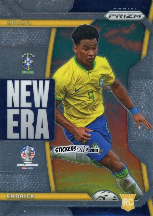 Sticker Endrick - Prizm Copa America 2023-2024
 n. NE3 - Panini
