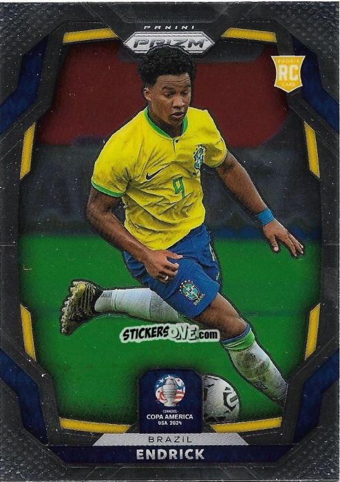 Sticker Endrick - Prizm Copa America 2023-2024
 n. 24 - Panini