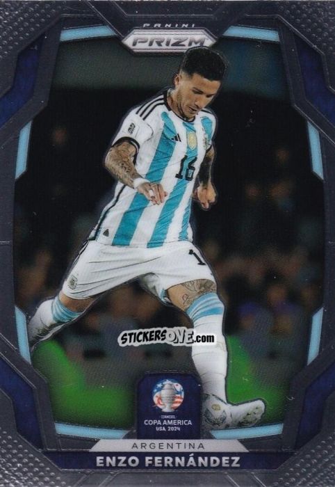 Sticker Enzo Fernandez - Prizm Copa America 2023-2024
 n. 3 - Panini