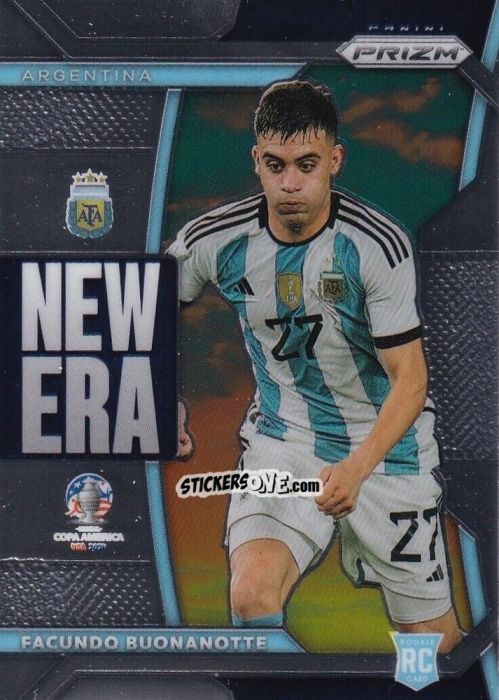 Figurina Facundo Buonanotte - Prizm Copa America 2023-2024
 n. NE25 - Panini
