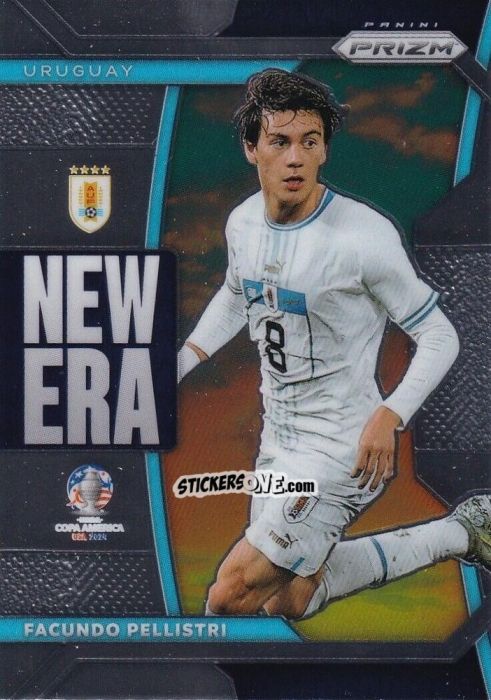 Sticker Facundo Pellistri - Prizm Copa America 2023-2024
 n. NE37 - Panini