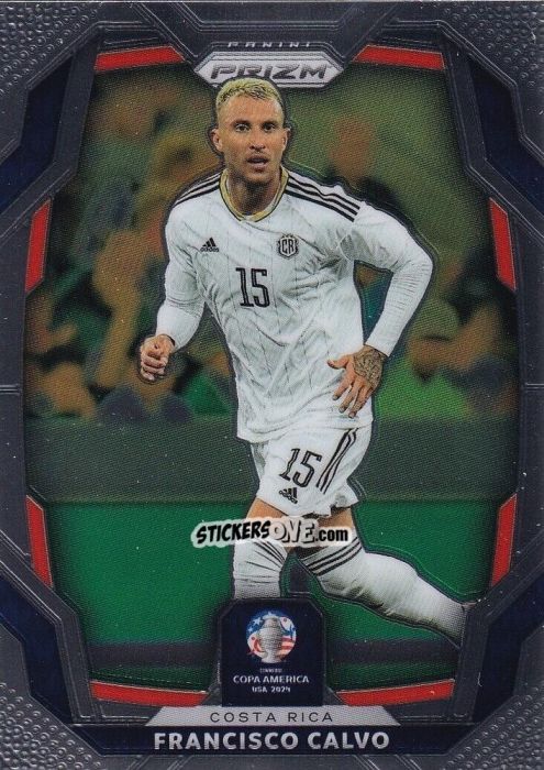 Sticker Francisco Calvo - Prizm Copa America 2023-2024
 n. 183 - Panini