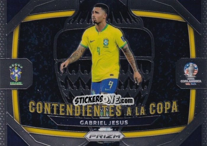 Sticker Gabriel Jesus - Prizm Copa America 2023-2024
 n. CC27 - Panini