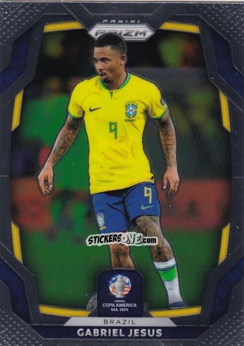 Sticker Gabriel Jesus - Prizm Copa America 2023-2024
 n. 37 - Panini