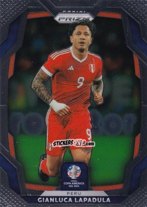 Sticker Gianluca Lapadula - Prizm Copa America 2023-2024
 n. 89 - Panini