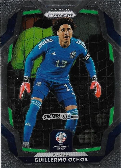 Sticker Guillermo Ochoa - Prizm Copa America 2023-2024
 n. 127 - Panini