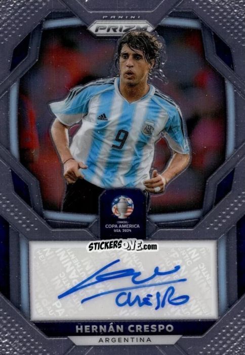 Sticker Hernan Crespo - Prizm Copa America 2023-2024
 n. S47 - Panini