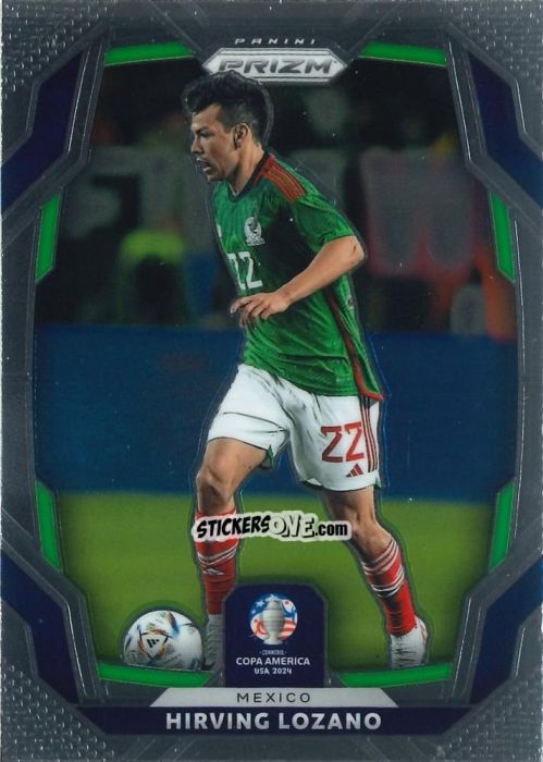 Sticker Hirving Lozano - Prizm Copa America 2023-2024
 n. 131 - Panini