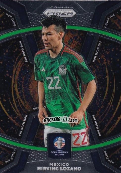 Sticker Hirving Lozano - Prizm Copa America 2023-2024
 n. P11 - Panini