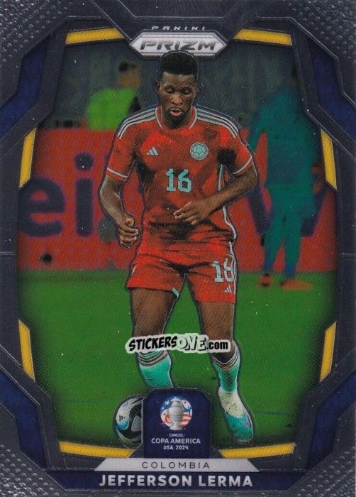 Sticker Jefferson Lerma - Prizm Copa America 2023-2024
 n. 62 - Panini