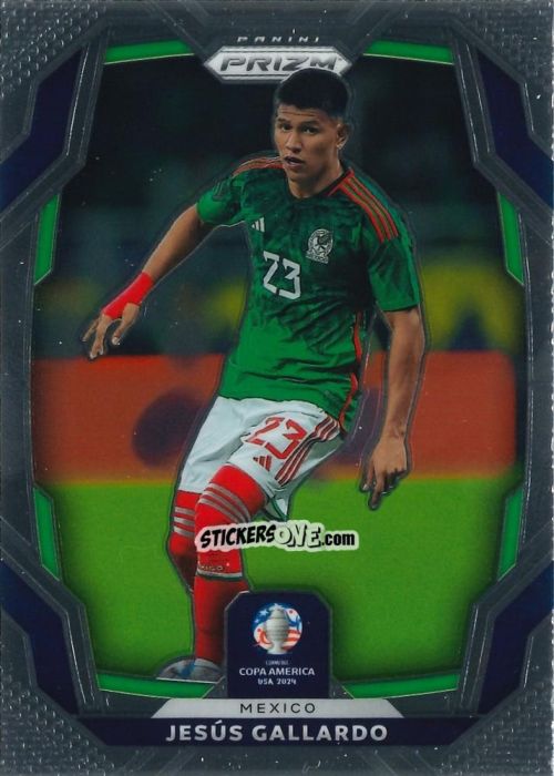 Sticker Jesus Gallardo - Prizm Copa America 2023-2024
 n. 130 - Panini